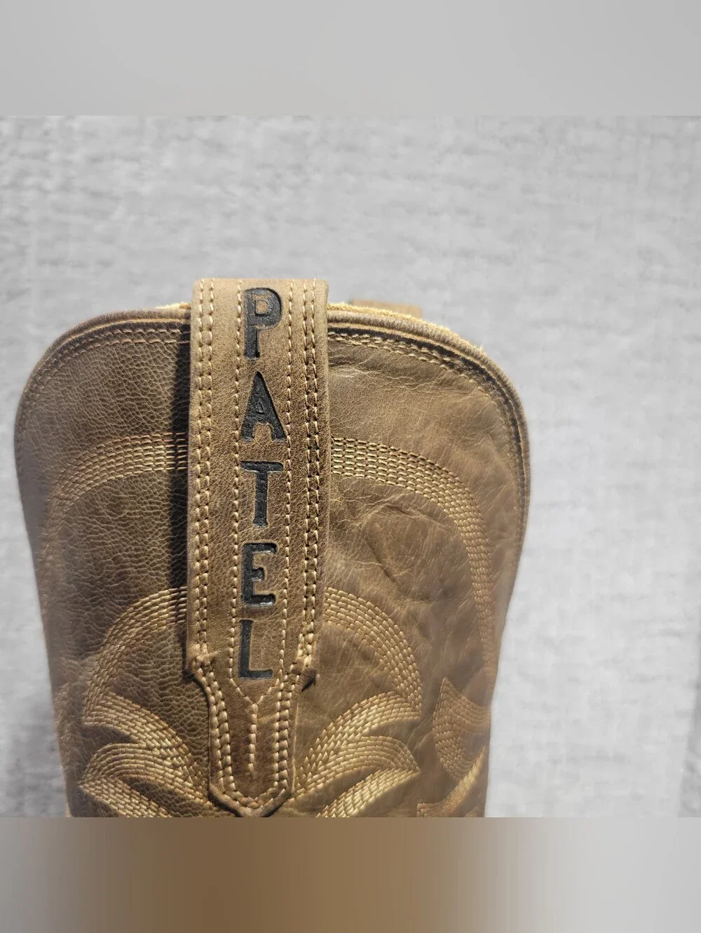 Tecovas The Annie Women's Size US 9B Cafe Goat Cowgirl 14" Boots - Picture 9 of 12